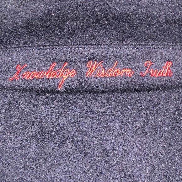 Robert Graham Navy Wool Pea Coat M - Picture 4 of 12